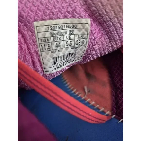 Brooks Ghost 8 Athletic Running Shoes Womens Size 11.5  Berry Orange - Picture 8 of 8